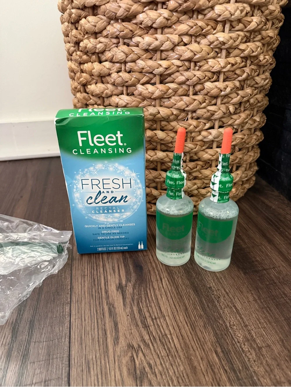 Fleet Fresh & Clean Saline Rectal Cleanser, 4.5 fl oz, 2 pack new sealed